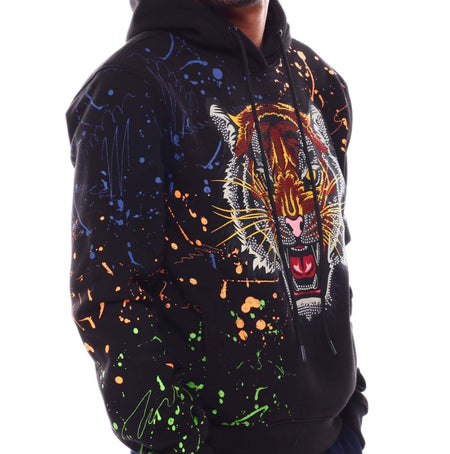 FEARLESS TIGER HOODIE (BLACK)