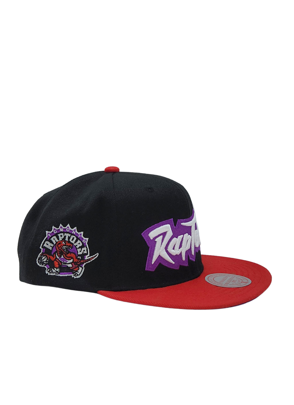 TORONTO RAPTORS HWC SATIN RELOAD SNAPBACK (BLACK & RED)