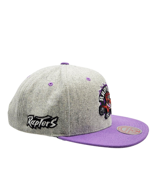 TORONTO RAPTORS NBA MELTON SNAPBACK (GREY)