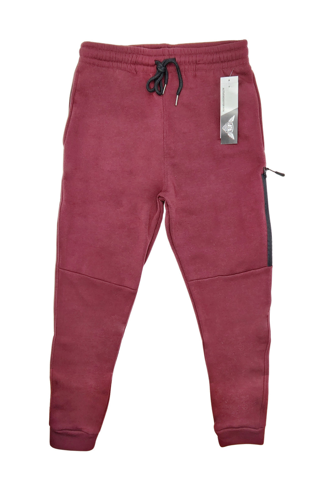 Q-ACTIVE MEN'S FLEECE JOGGERS (WINE)