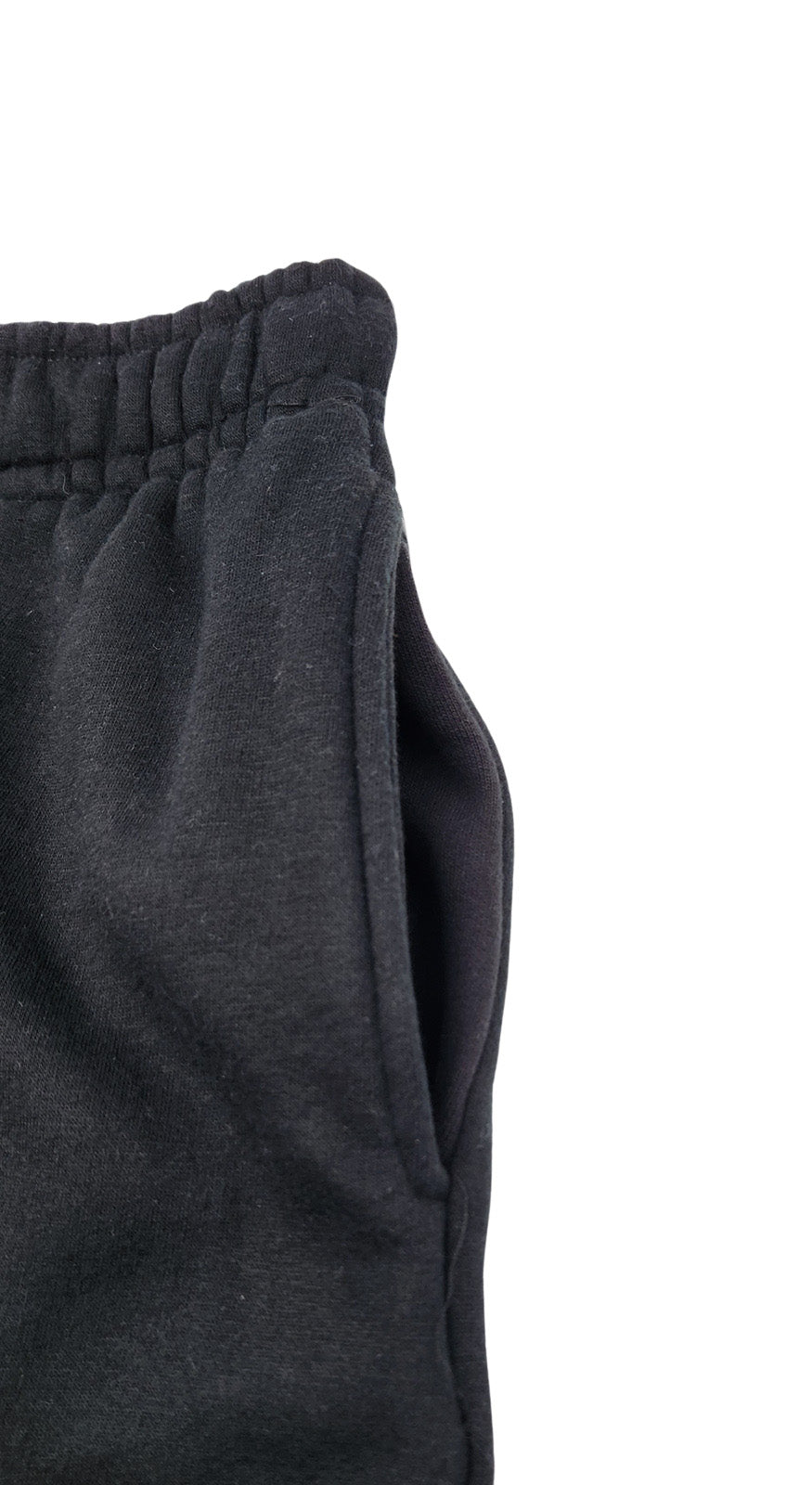 AGILE MEN'S OPEN BOTTOM FLEECE JOGGERS (BLACK)