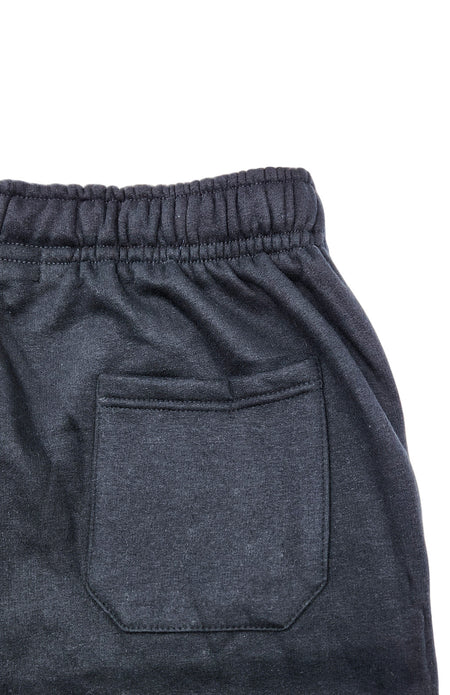 AGILE MEN'S OPEN BOTTOM FLEECE JOGGERS (BLACK)