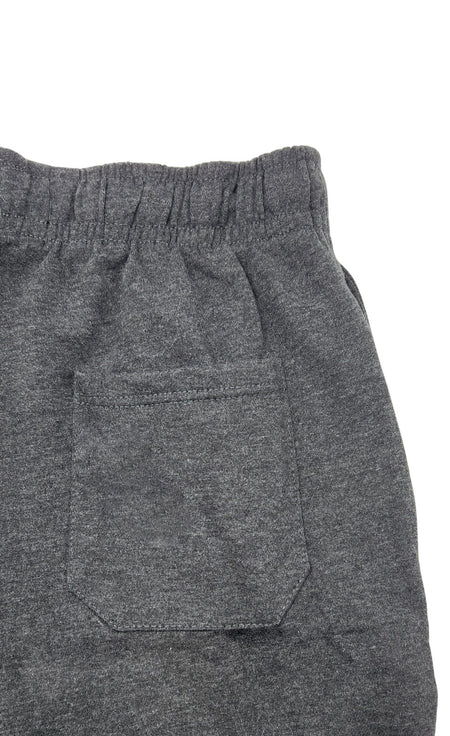 AGILE MEN'S OPEN BOTTOM FLEECE JOGGERS (CHARCOAL)