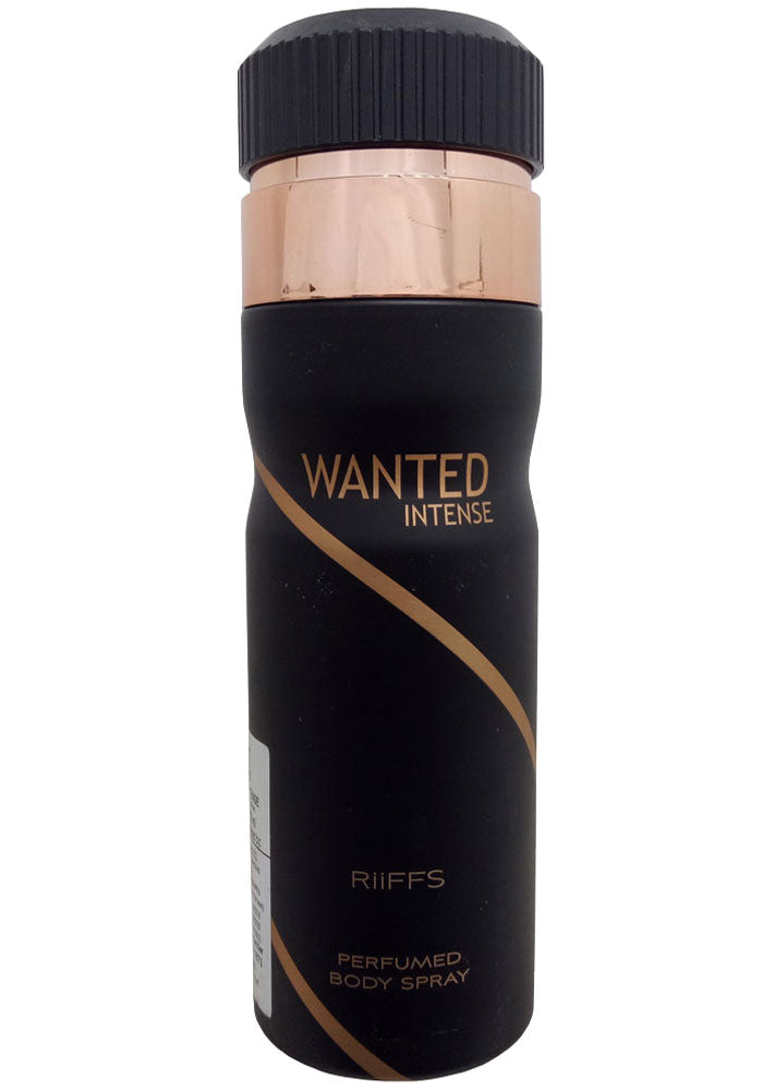 RIFFS WANTED INTENSE PERFUMED BODY SPRAY FOR MEN