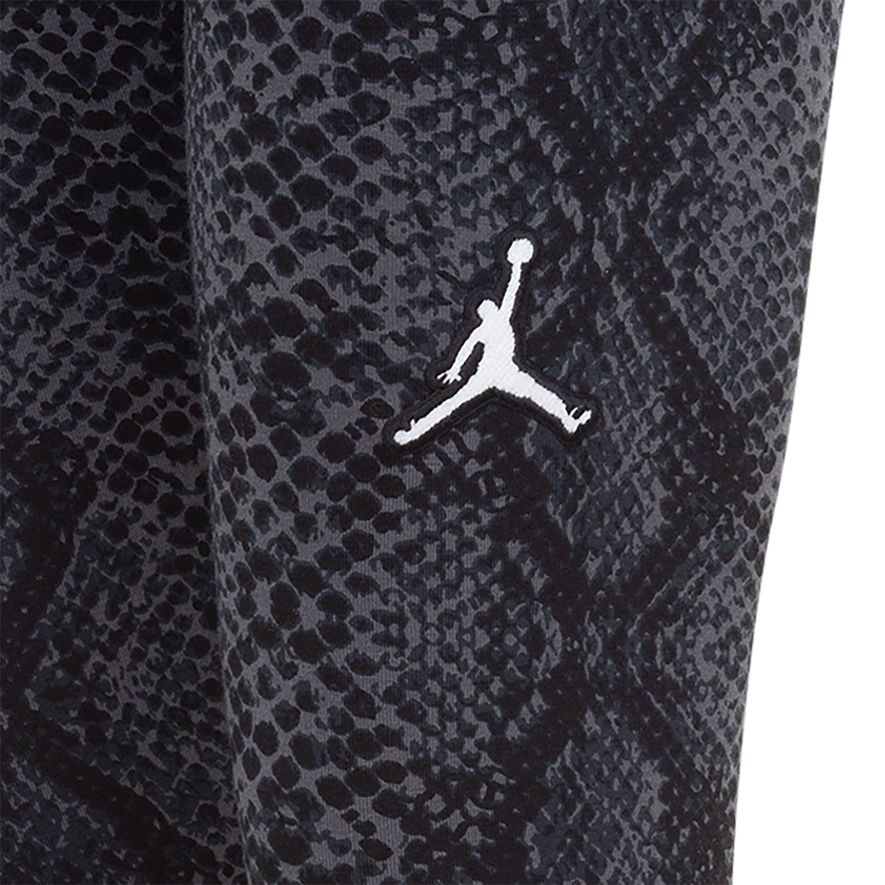 JORDAN GIRLS' HOODIE AND LEGGINGS BLACK/GREY SET