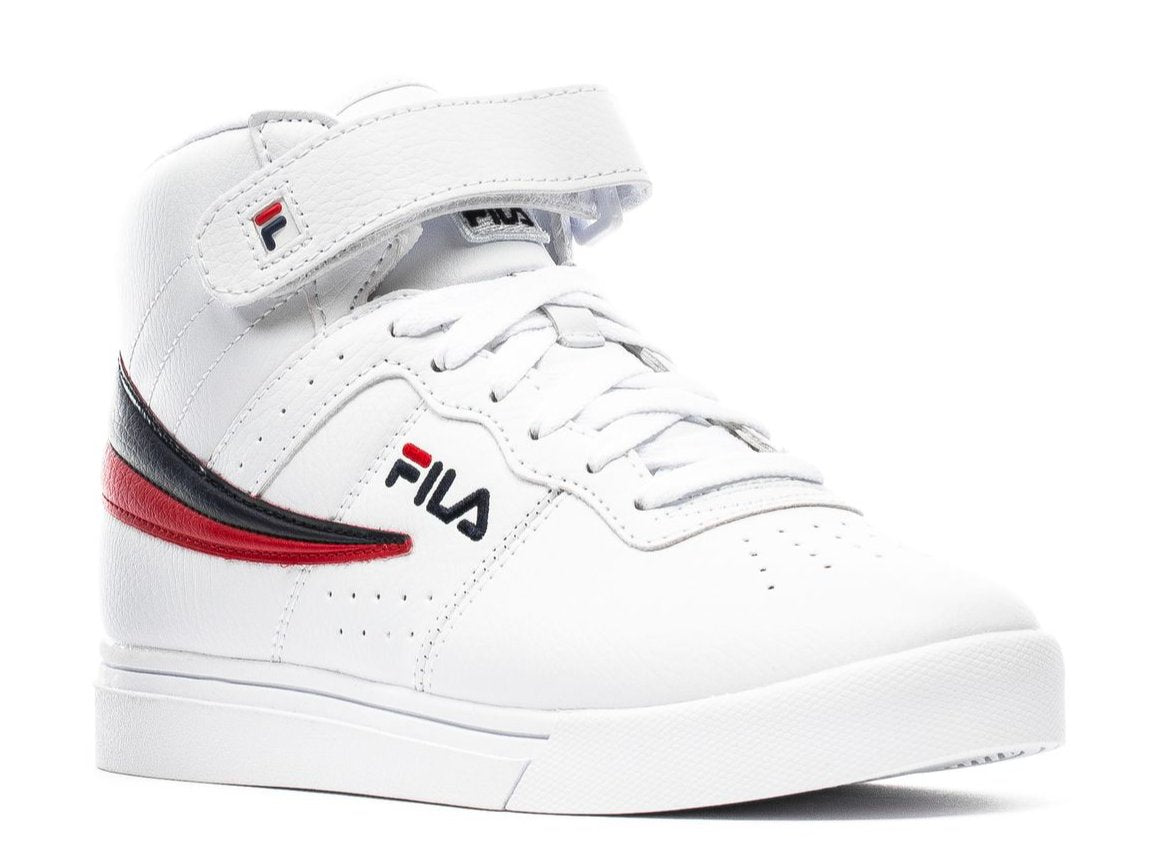 FILA KIDS VULC 13 HIGH TOP SHOES (Available in White/Navy and White Color)