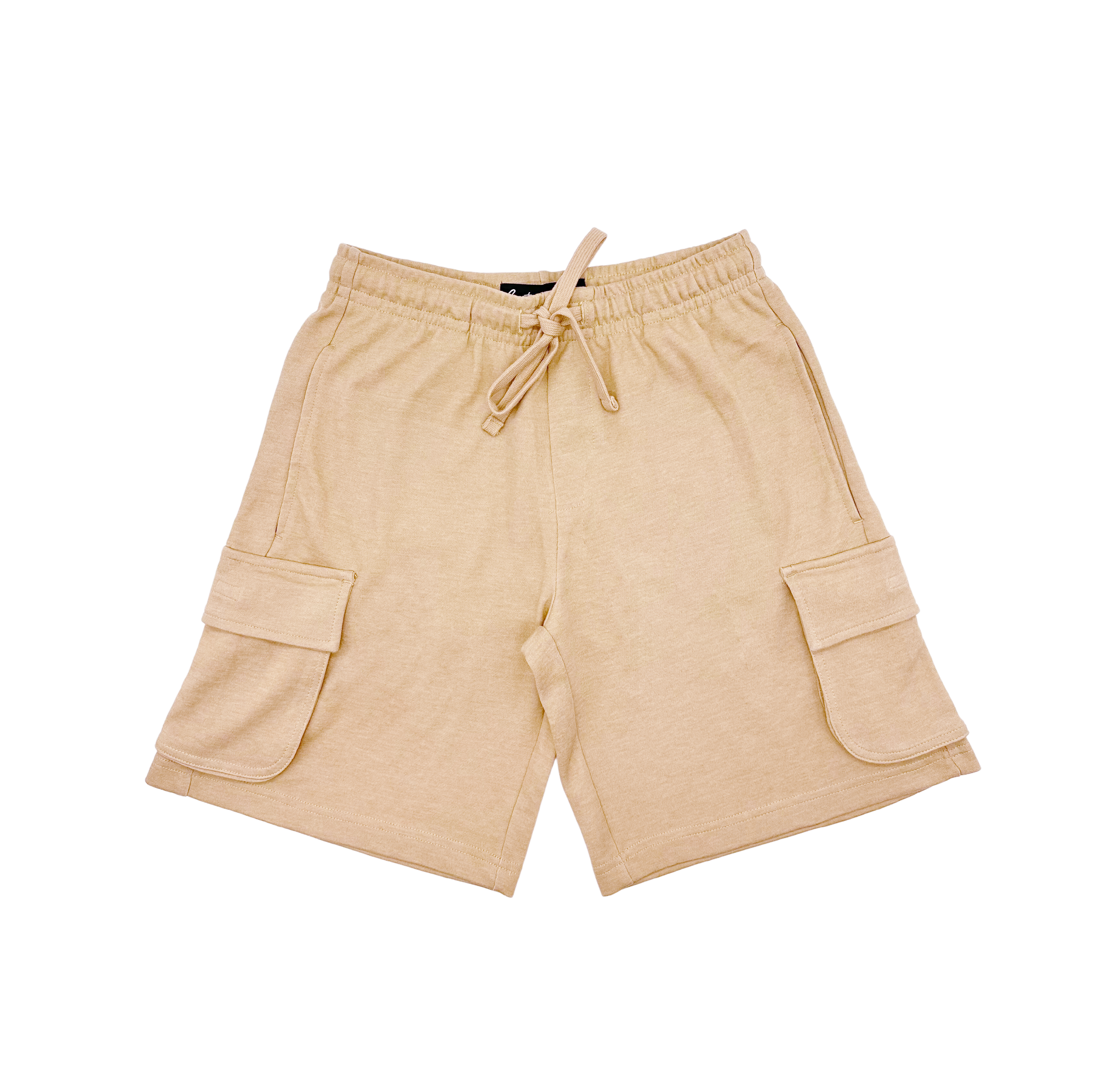 SWITCH MEN'S RELAXED FIT 3D POCKET T-SHIRT/SHORTS SET (KHAKI)