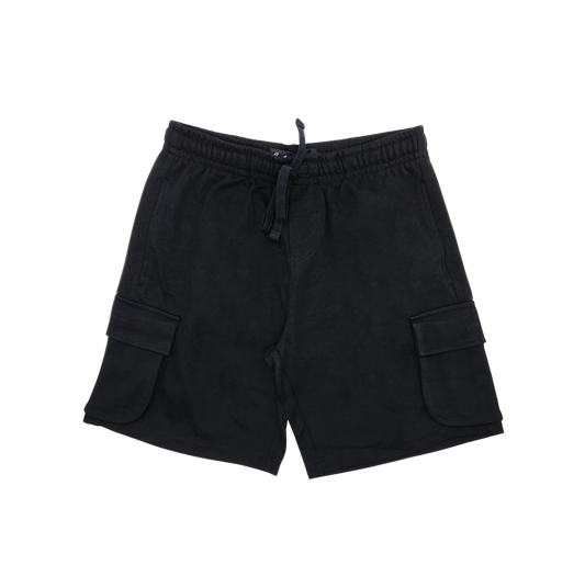 SWITCH MEN'S RELAXED FIT 3D POCKET T-SHIRT/SHORTS SET (BLACK)
