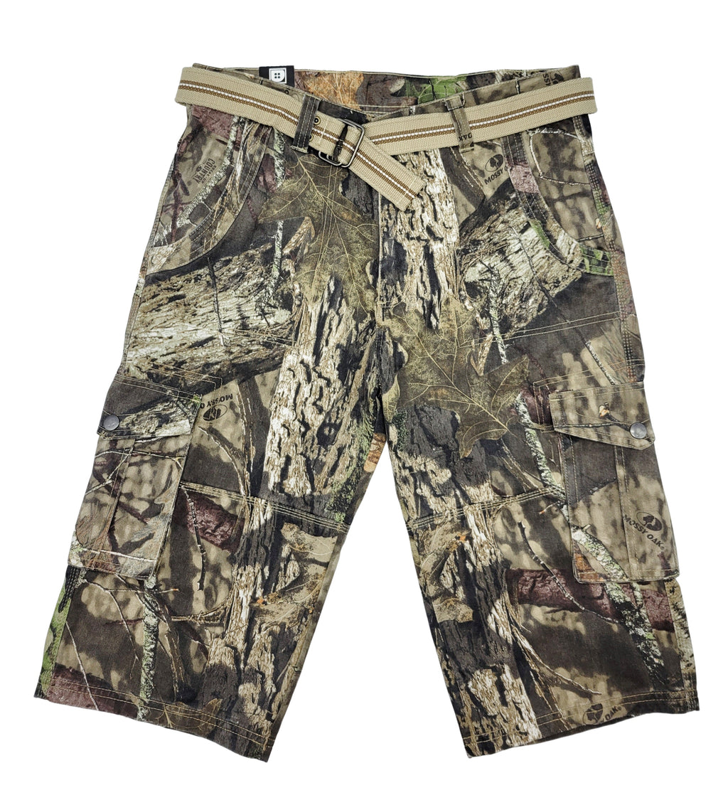 PLOREO JUNGLE PRINT CARGO SHORTS