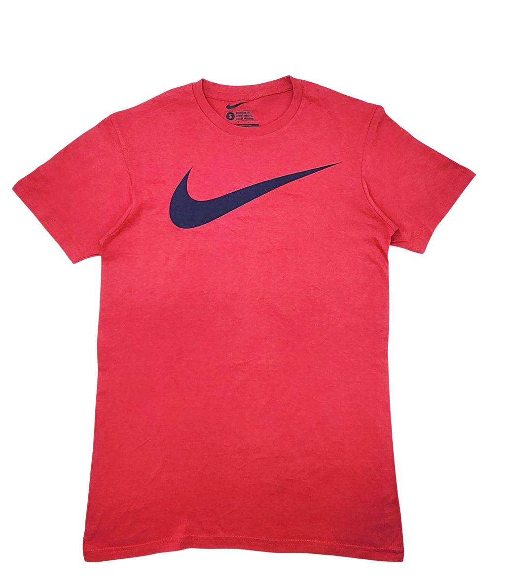 NIKE SWOOSH LOGO T-SHIRT (RED)