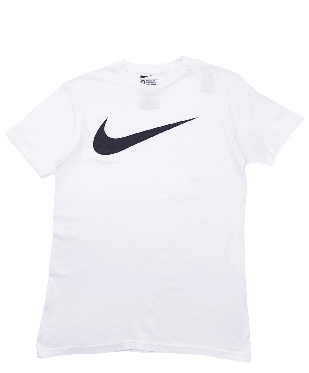 NIKE SWOOSH LOGO T-SHIRT WHITE