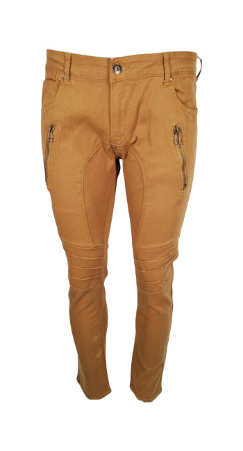 RETRO DISTRIKT KHAKI STRETCH JEANS