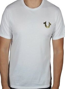 TRUE RELIGION GOLD BIG BUDDHA LOGO TEE