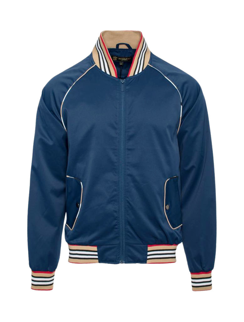 MEN'S FANCY JACKETS (NAVY MJJT-6003)