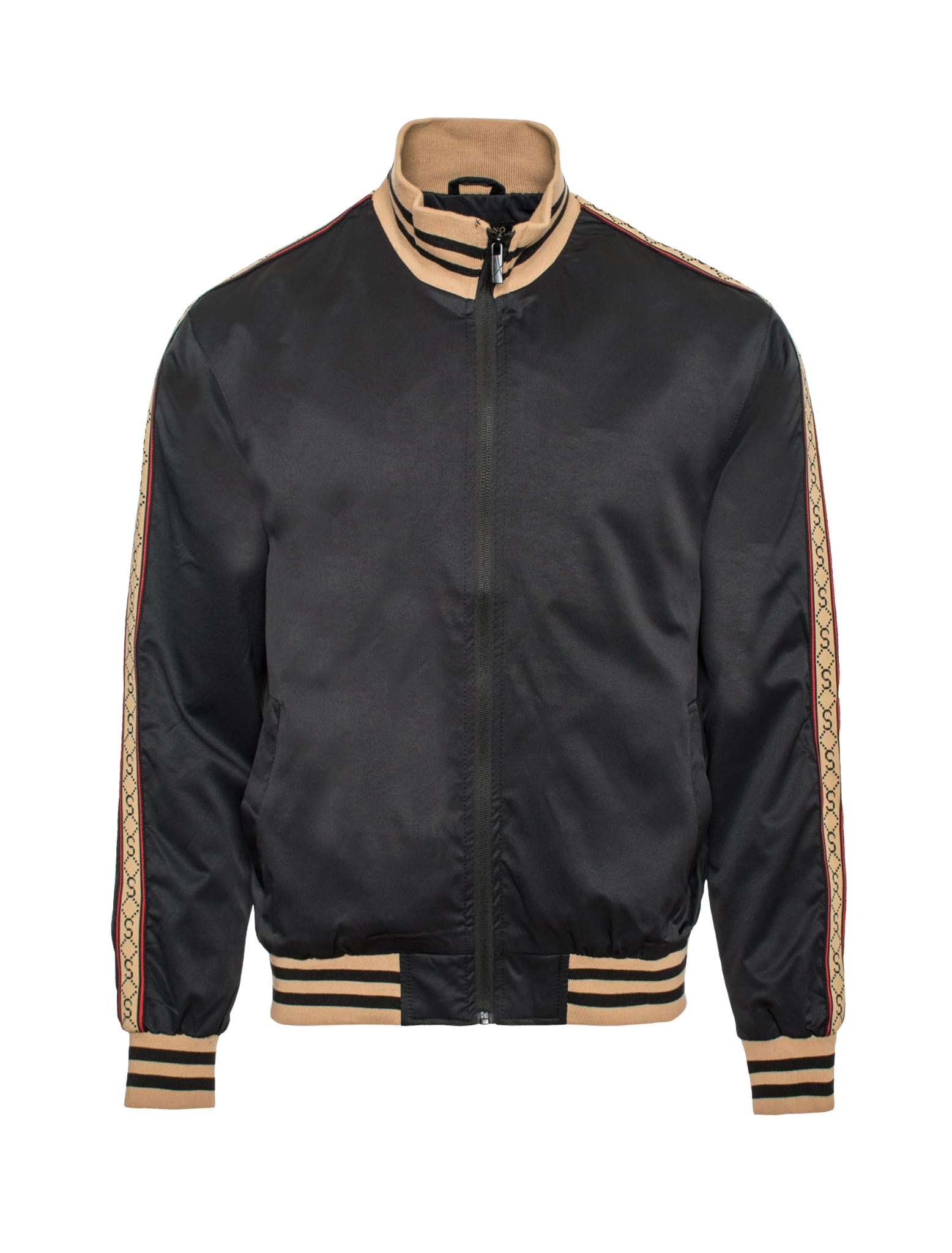 MEN'S FANCY JACKETS (BLACK MJJT-6004)