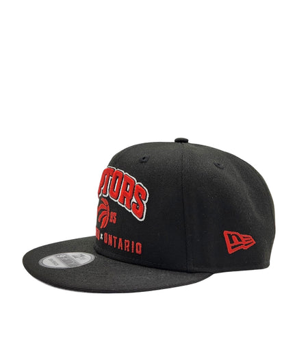 950 TORONTO RAPTORS RED ON BLACK SNAPBACK