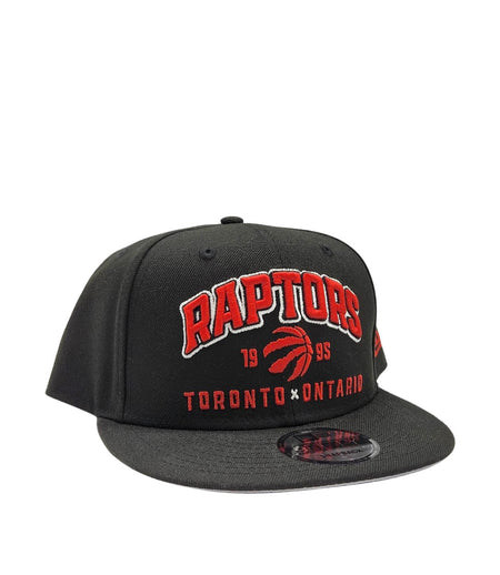 950 TORONTO RAPTORS RED ON BLACK SNAPBACK