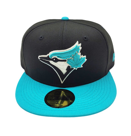 MEN'S 5950 TORONTO BLUEJAYS TEAL/BLACK FITTED HAT