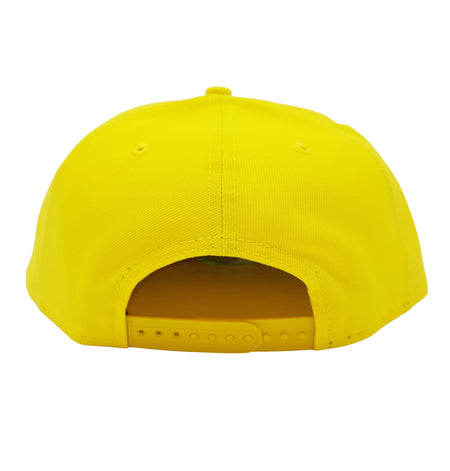 TORONTO RAPTORS NEW ERA YELLOW 9FIFTY SNAPBACK HAT