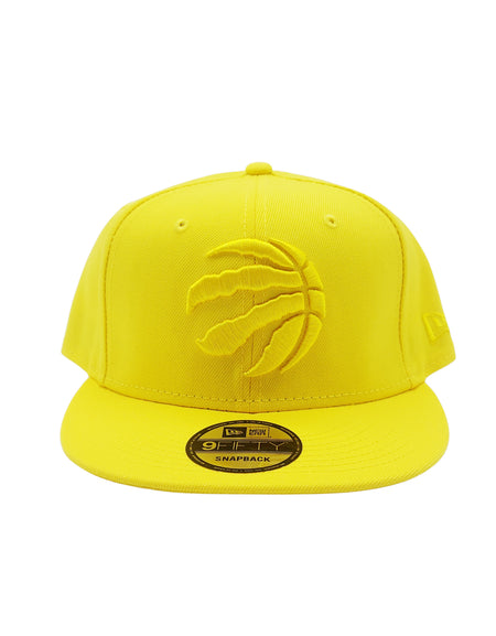 TORONTO RAPTORS NEW ERA YELLOW 9FIFTY SNAPBACK HAT