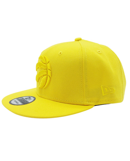 TORONTO RAPTORS NEW ERA YELLOW 9FIFTY SNAPBACK HAT