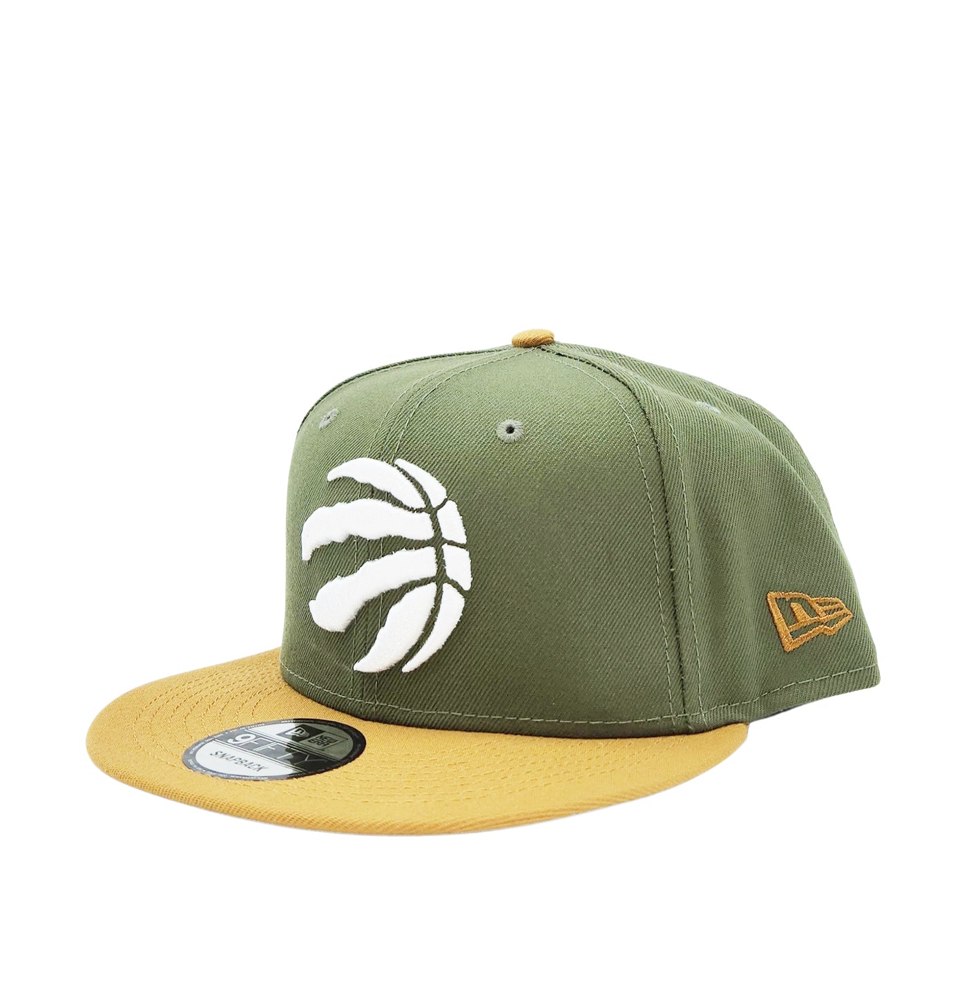 MEN'S 950 NEW ERA NBA TORONTO RAPTORS OLIVE/KHAKI SNAPBACK HAT