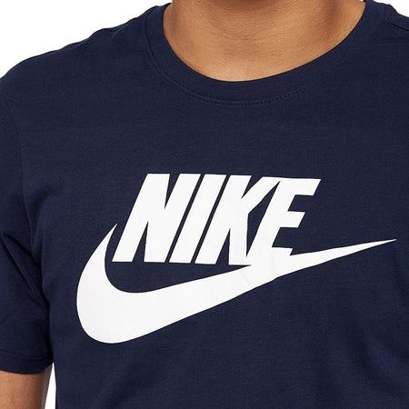 NIKE MEN'S HOMME T-SHIRT (NAVY-WHITE)