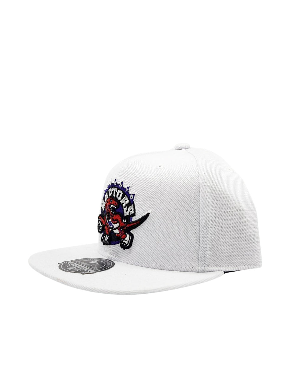 TORONTO RAPTORS DINO LOGO WHITE FITTED HAT