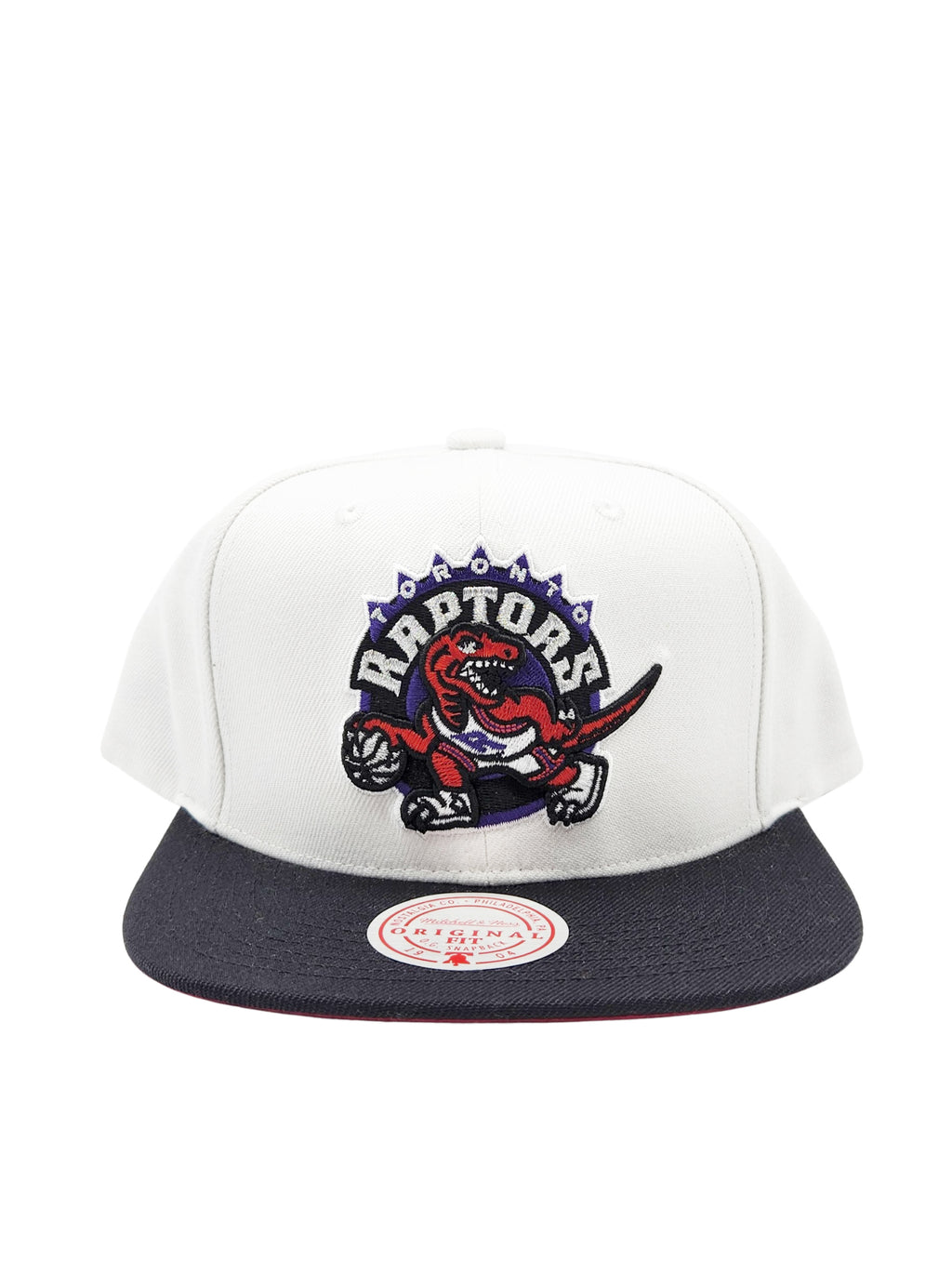 TORONTO RAPTORS MN 2 TONE CLASSIC SNAPBACK (WHITE & BLACK)