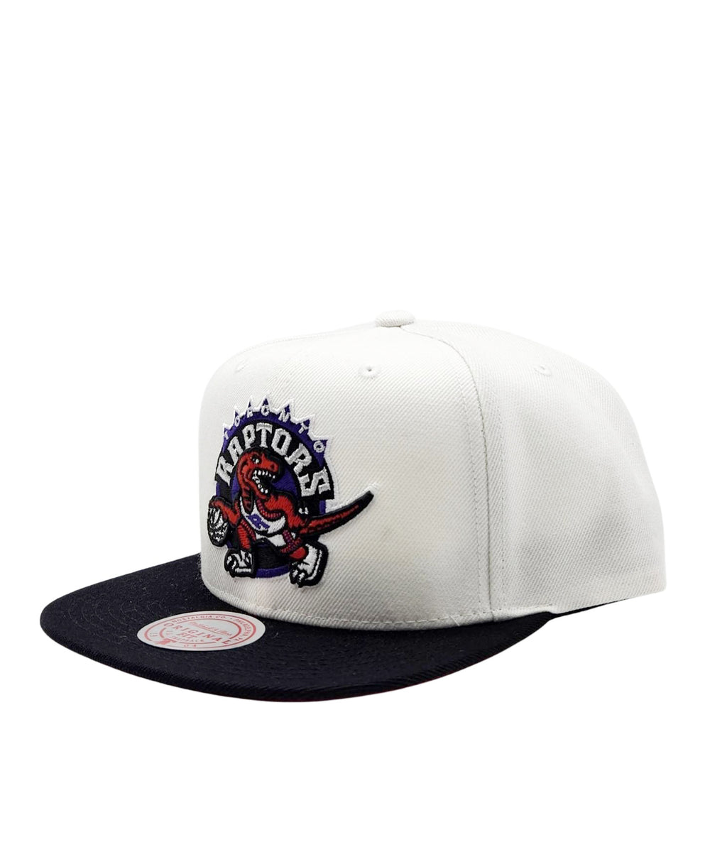 TORONTO RAPTORS MN 2 TONE CLASSIC SNAPBACK (WHITE & BLACK)