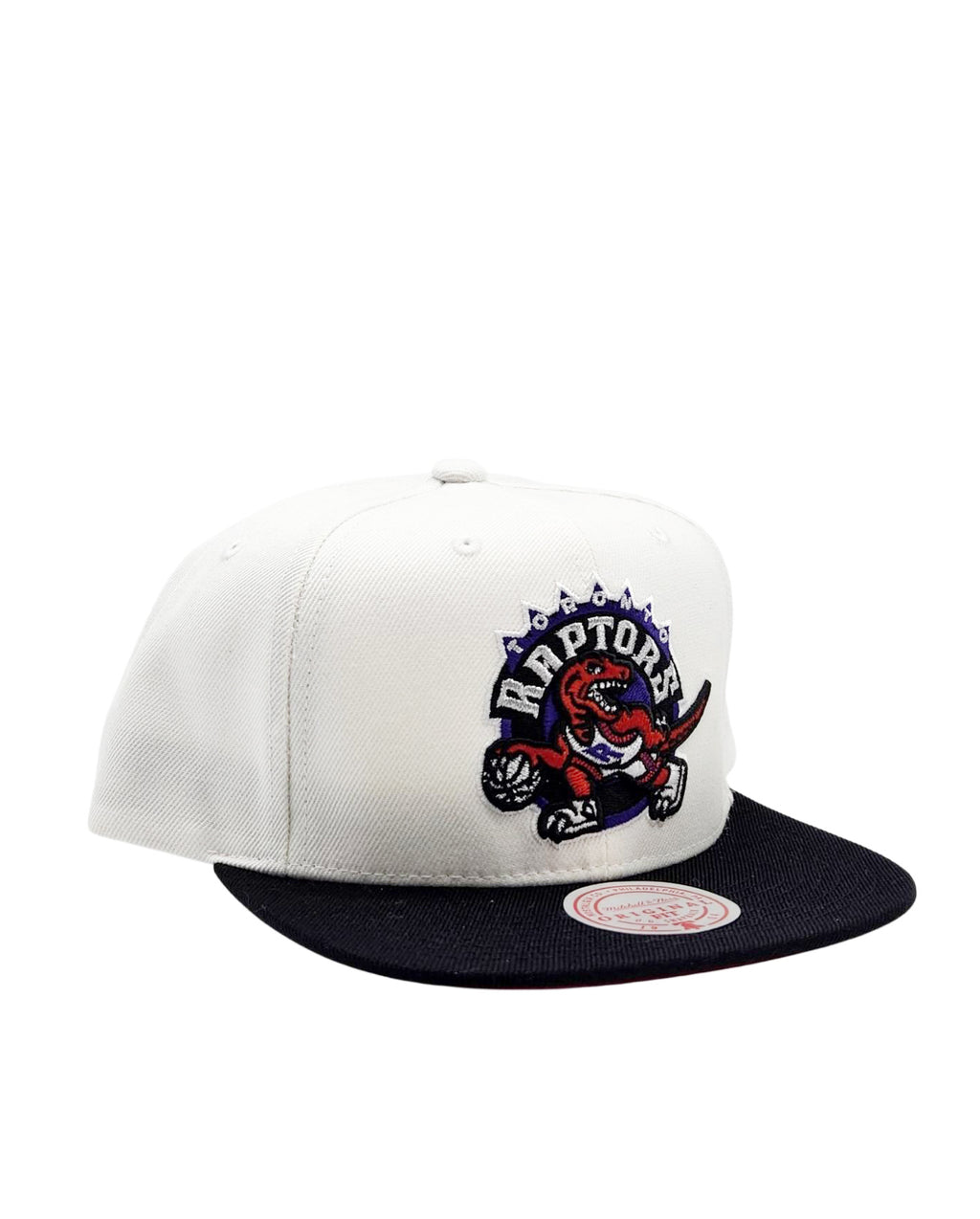 TORONTO RAPTORS MN 2 TONE CLASSIC SNAPBACK (WHITE & BLACK)