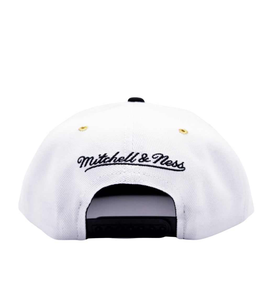 TORONTO RAPTORS GOLD POP SNAPBACK HAT (WHITE/BLACK/GOLD)