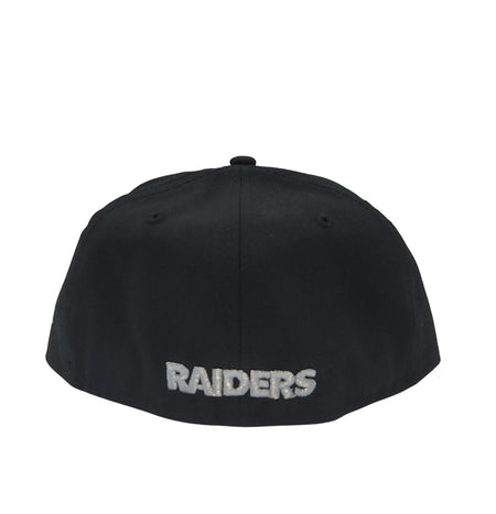 NEW ERA 59FIFTY LAS VEGAS RAIDERS BLACK/WHITE FITTED HAT