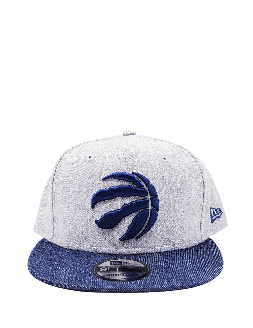 MEN'S 950 NEW ERA NBA TORONTO RAPTORS HEATHER GREY/DENIM BLUE SNAPBACK HAT