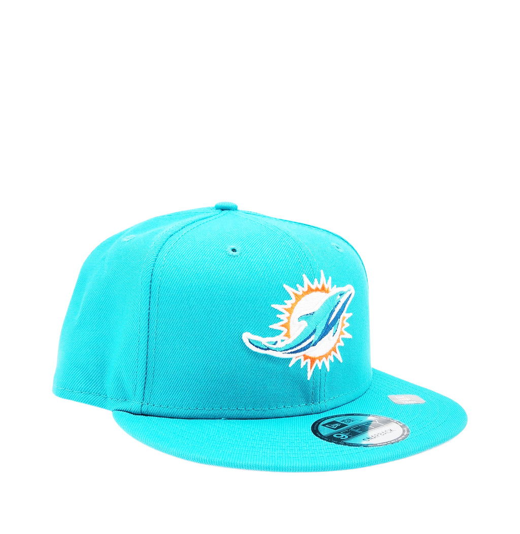 9FIFTY NEW ERA MIAMI DOLPHINS TEAL SNAPBACK HAT