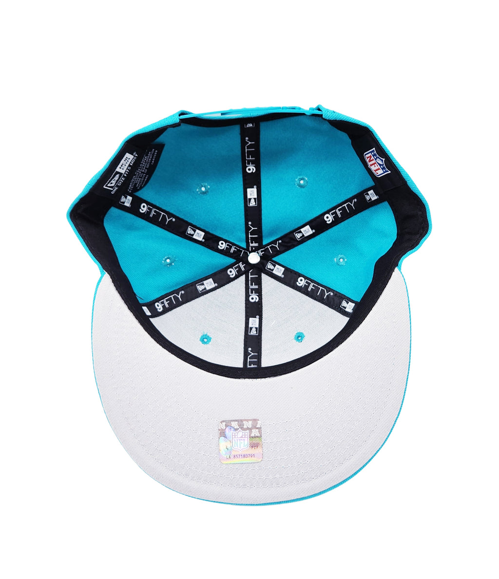 9FIFTY NEW ERA MIAMI DOLPHINS TEAL SNAPBACK HAT