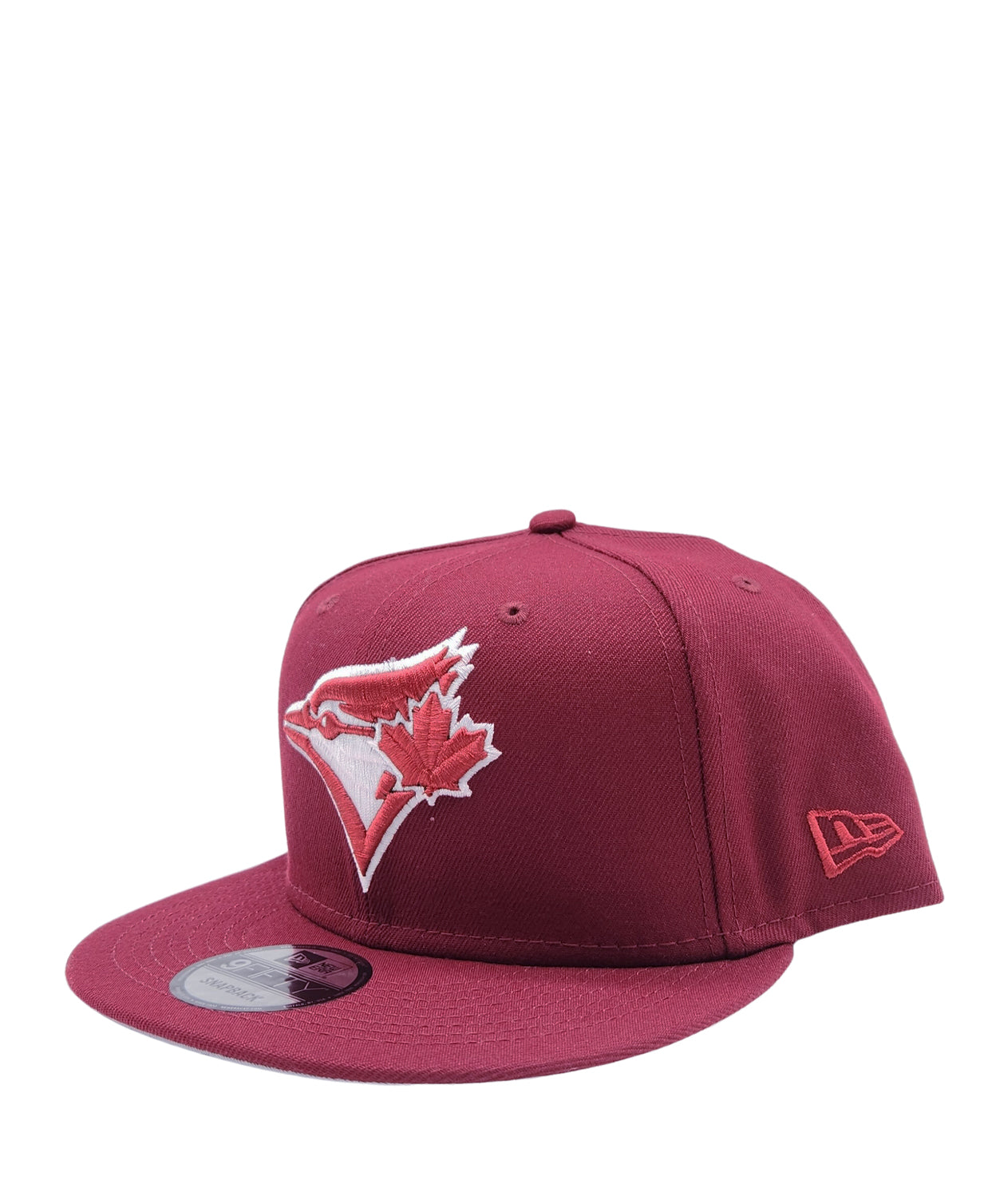 NEW ERA 9FIFTY TORONTO BLUE JAYS BURGUNDY SNAPBACK HAT