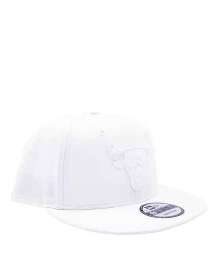 9FIFTY NEW ERA CHICAGO BULLS ALL WHITE SNAPBACK HAT