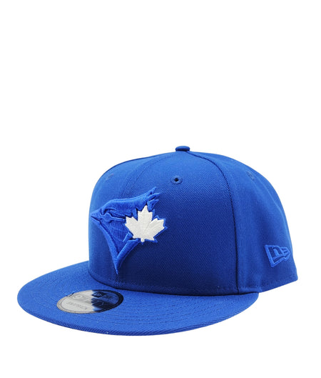 NEW ERA 9FIFTY TORONTO BLUE JAYS ROYAL BLUE WITH WHITE LEAF SNAPBACK HAT