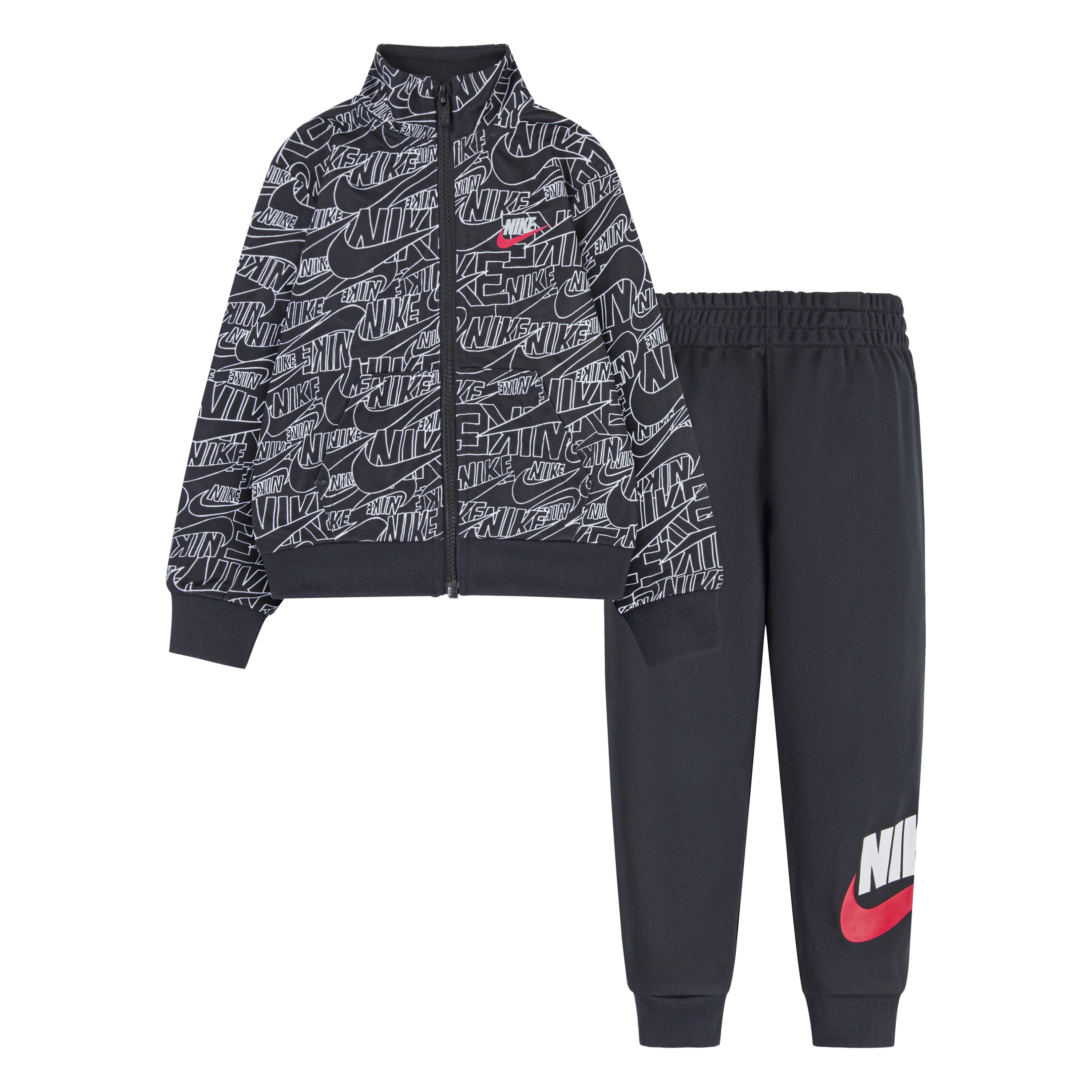 NIKE TODDLER SPORTSWEAR READ ALL OVER PRINT TRACKSET