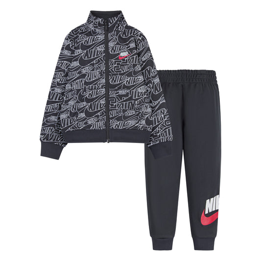 NIKE TODDLER SPORTSWEAR READ ALL OVER PRINT TRACKSET