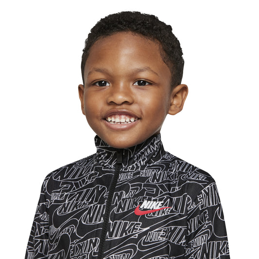 NIKE TODDLER SPORTSWEAR READ ALL OVER PRINT TRACKSET