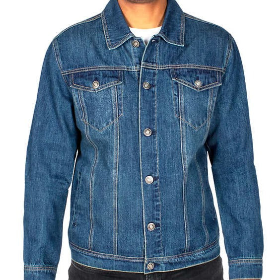 BUFFALO MEN'S DENIM JACKET BLUE