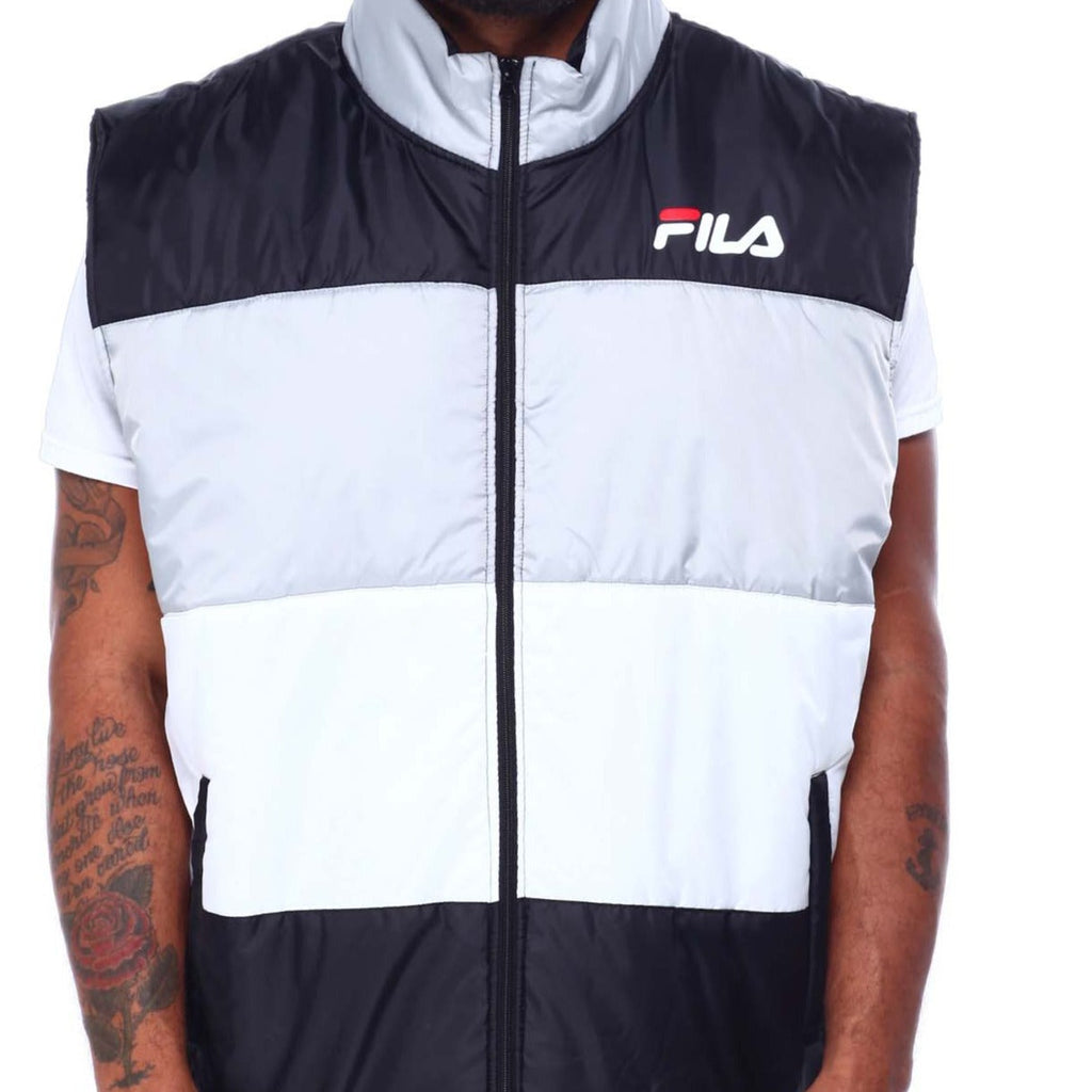 FILA TRI COLOR PUFFER BIG & TALL VEST