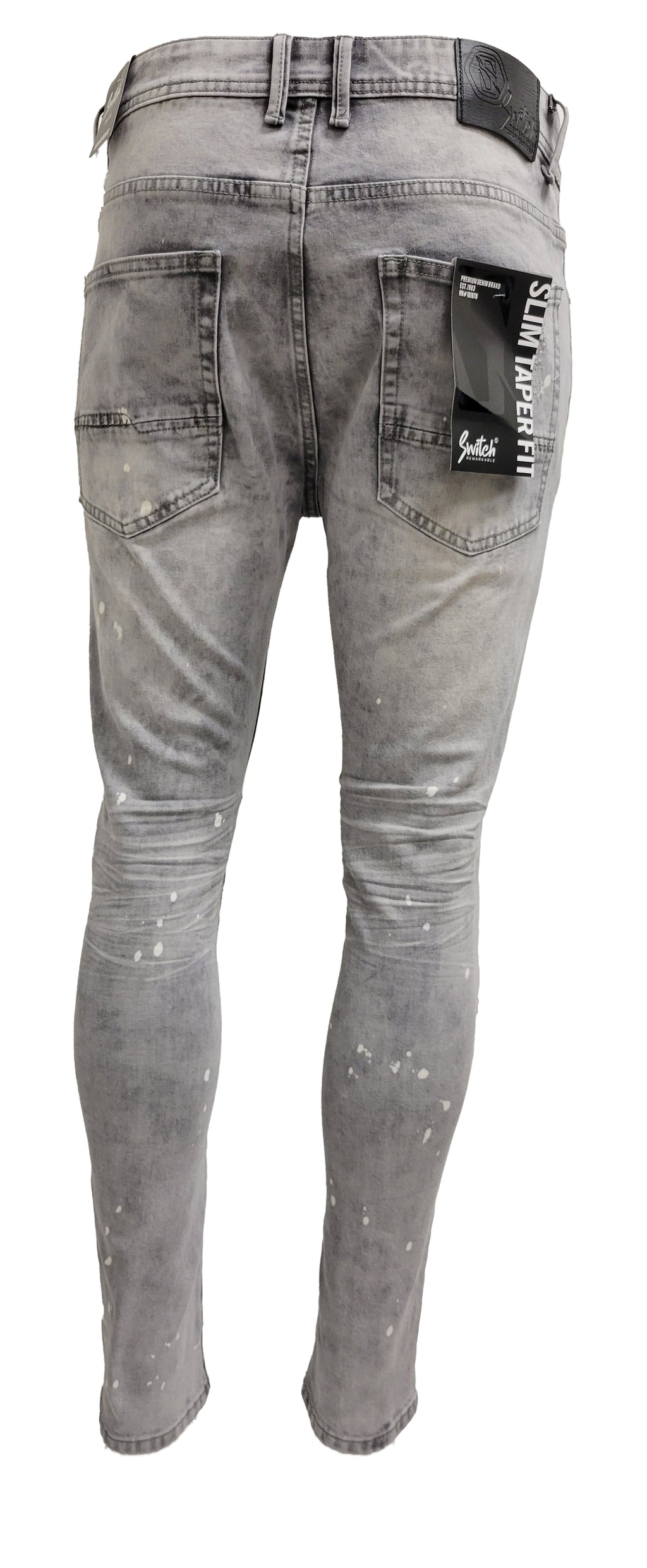 STRETCHED BIKER JEANS