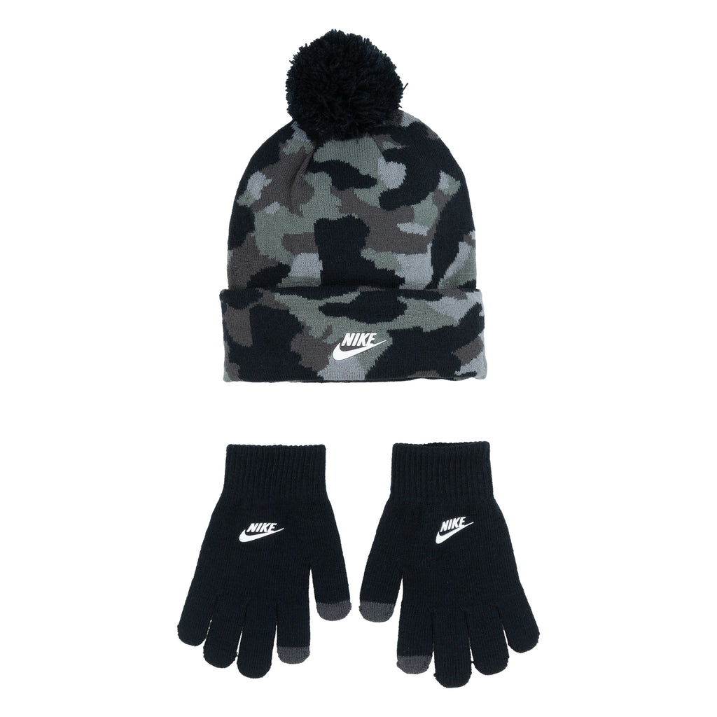 NIKE KIDS BEANIE SET(9A2827)