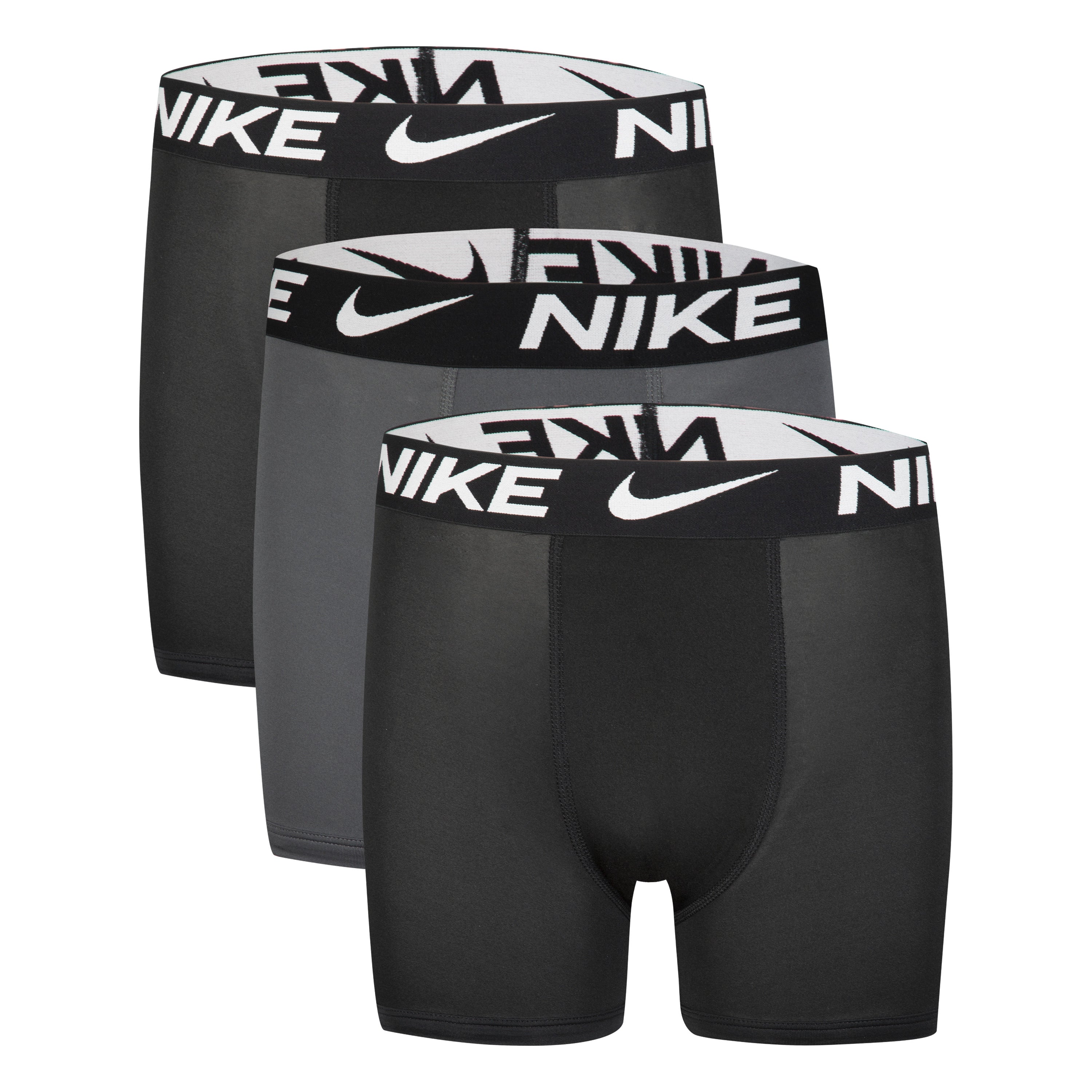 NIKE BOYS' ESSENTIAL MICRO BOXER BRIEF (BLACK)