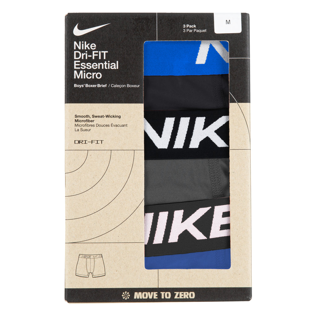 NIKE BOYS' ESSENTIAL MICRO BOXER BRIEF (ROYAL)