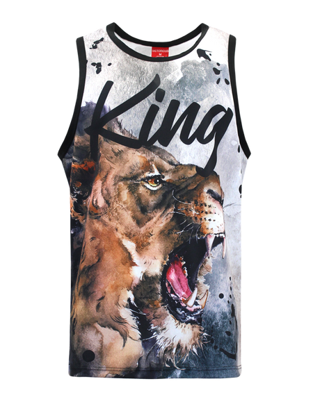 VICTORIOUS LION KING SUBLIMATION TANK TOP