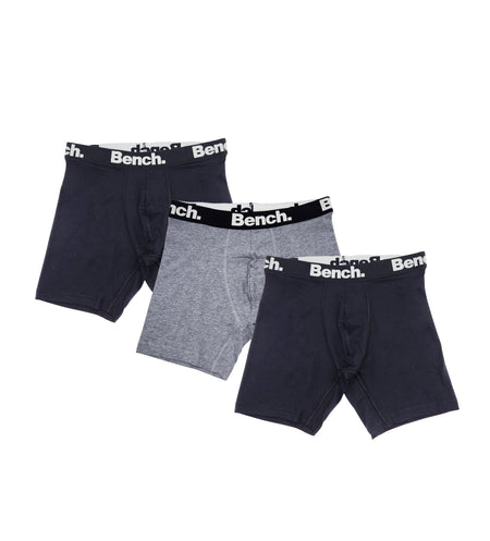 BENCH MEN'S BOXER BRIEFS ( PACK OF 3)